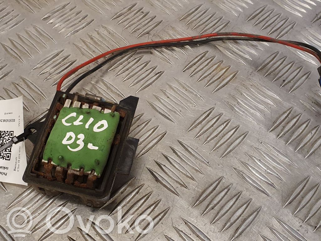 Renault Clio II Rezystor / Opornik dmuchawy nawiewu 