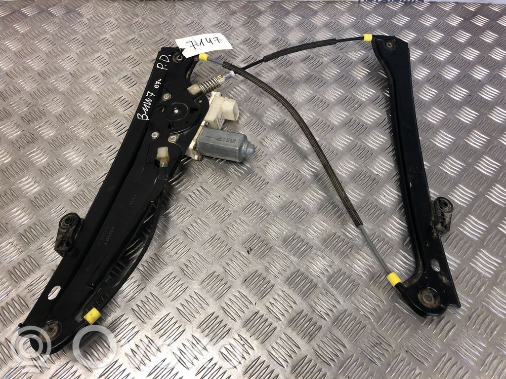 BMW 7 E65 E66 Regulador de puerta delantera con motor 