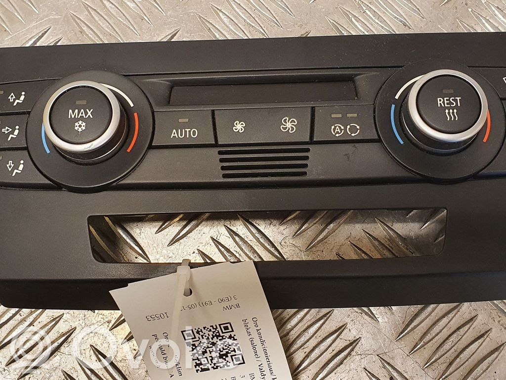 BMW 3 E90 E91 Climate control unit 