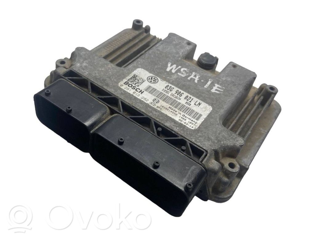 Engine control unit/module   03G906021LN,0281013282,1039S14556