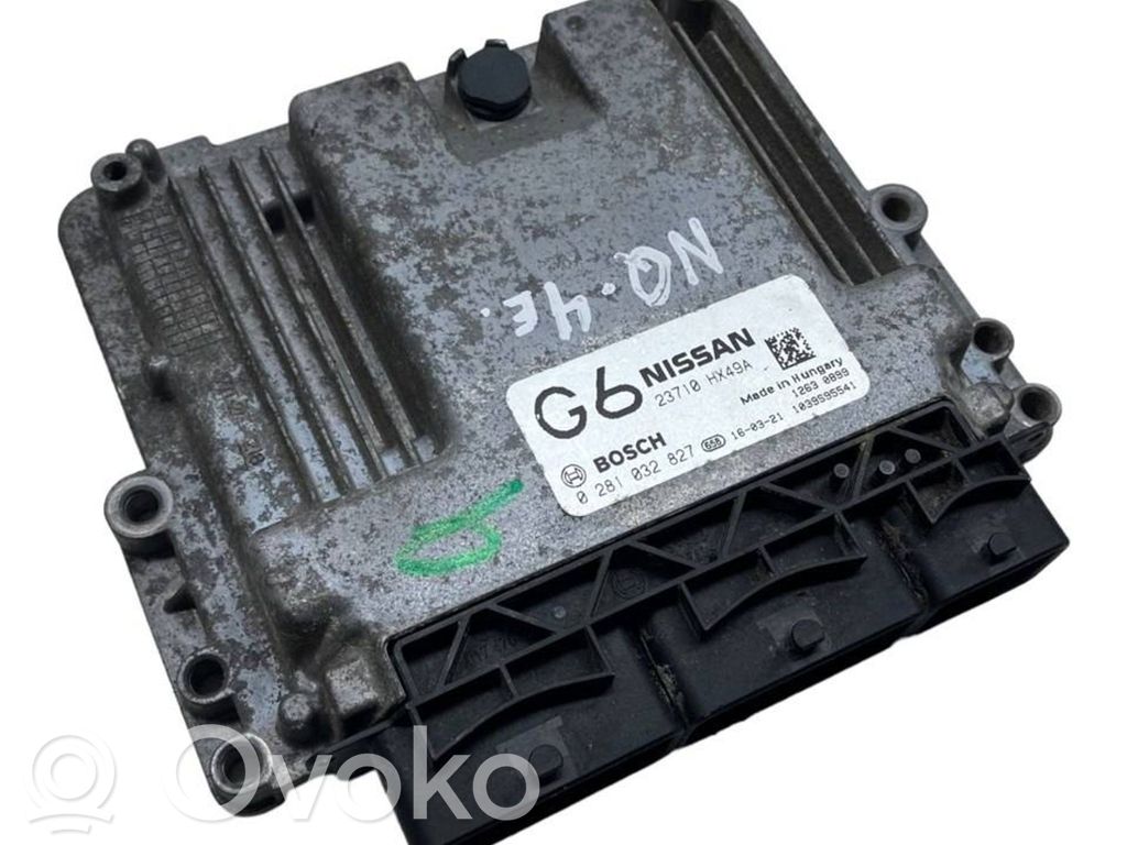 Nissan Qashqai Engine control unit/module 