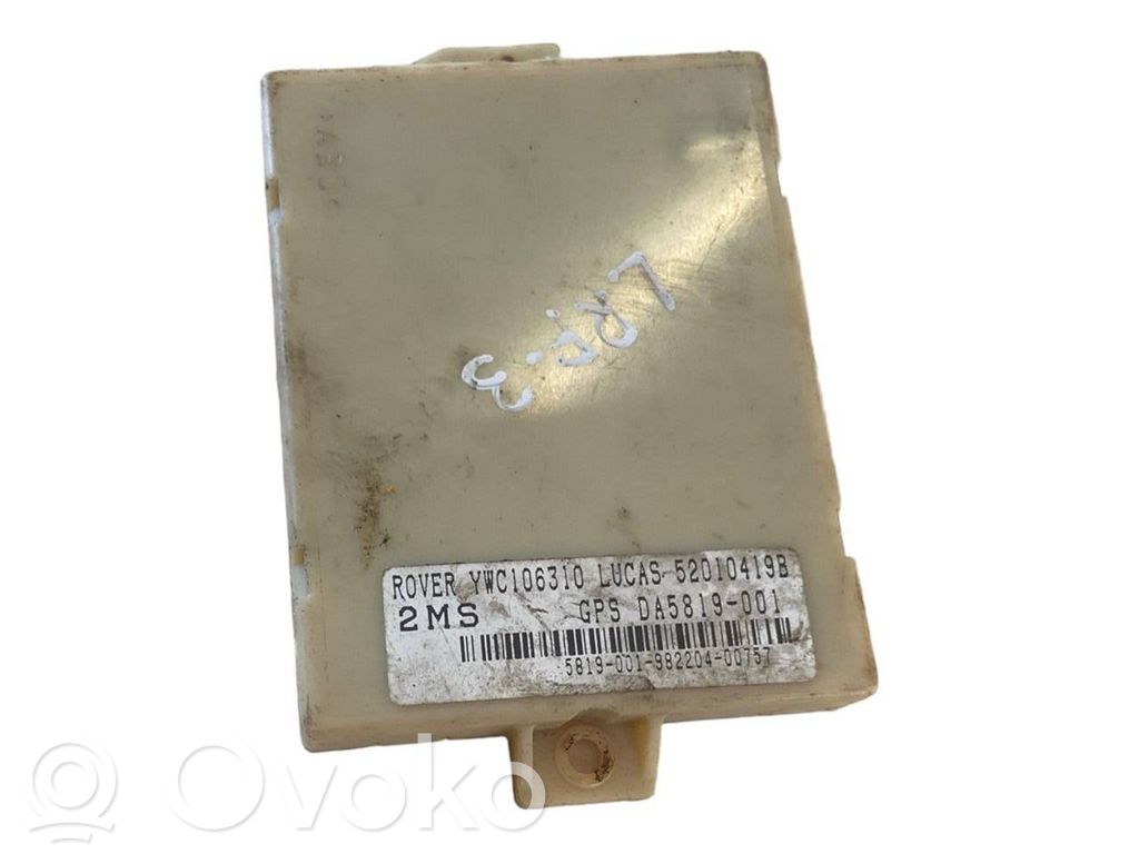 Land Rover Freelander Alarm control unit/module 