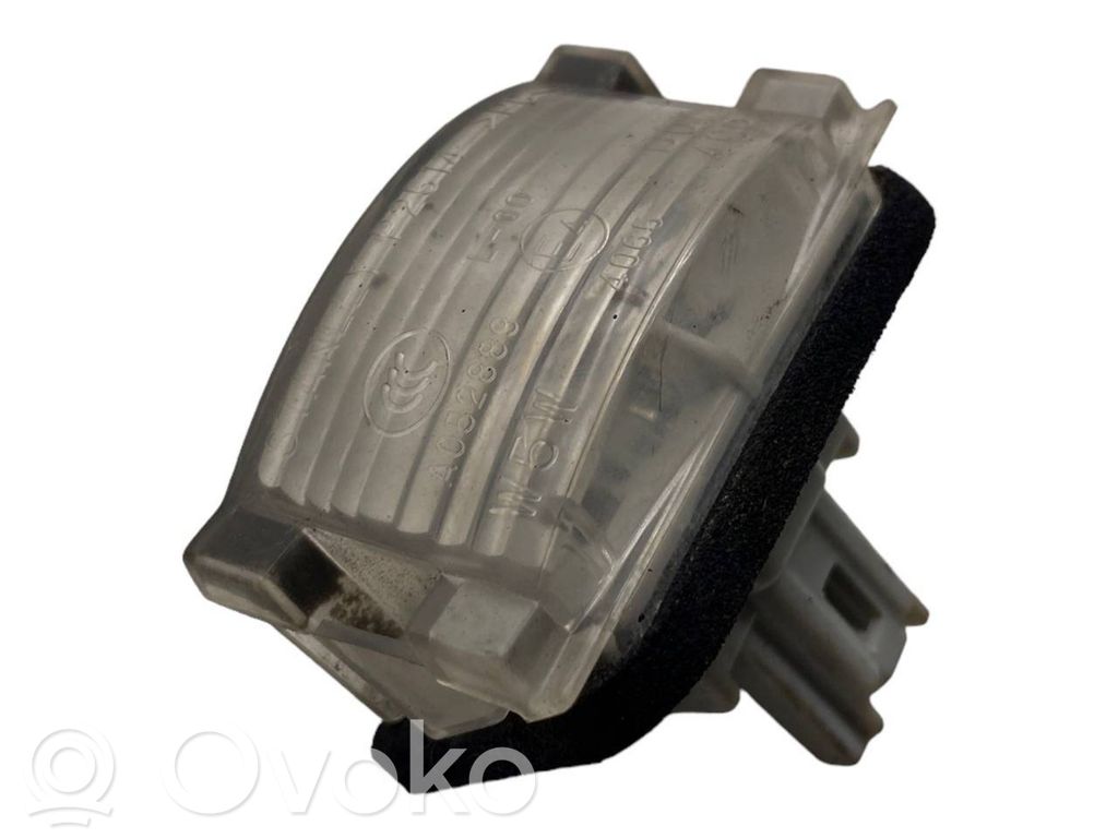 Mazda 5 Number plate light 