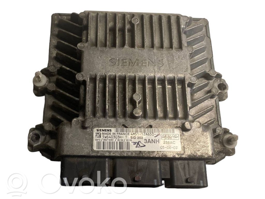 Engine control unit/module   4M5112A650JH,5WS40303HT,856716991
