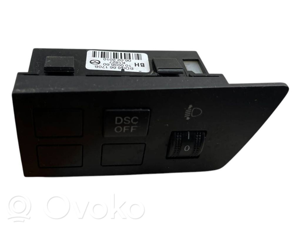 Mazda 3 II Headlight level height control switch 