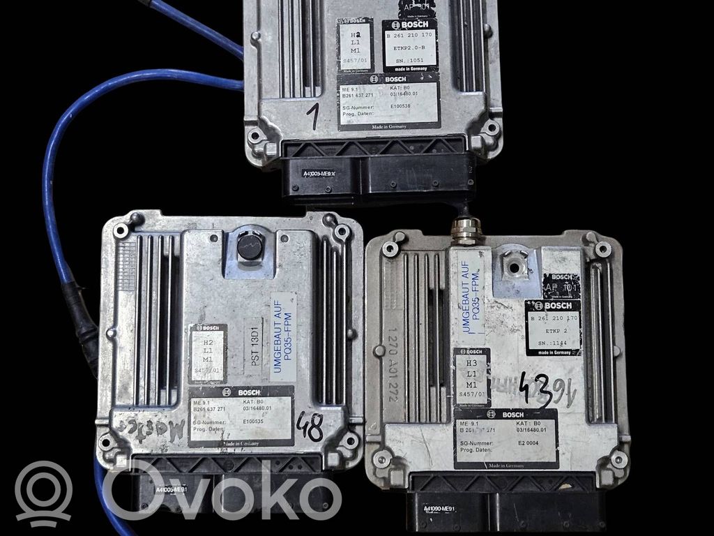 Engine control unit/module ECU   MED91,SAMPLE,MUSTER