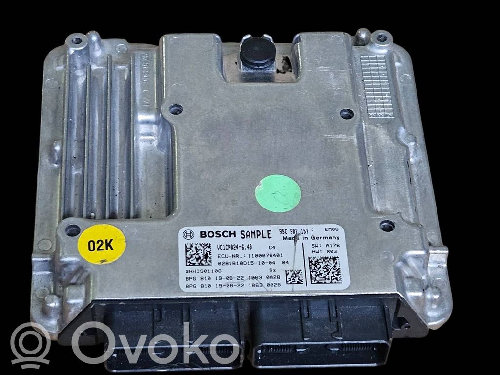 Engine control unit/module ECU   95C907157F,SAMPLE,MUSTER,VC1CP024