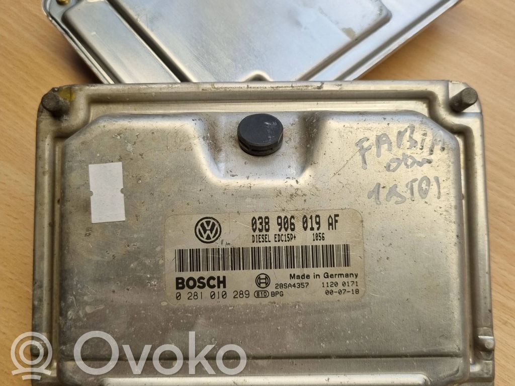 Skoda Fabia Mk1 (6Y) Engine control unit/module 
