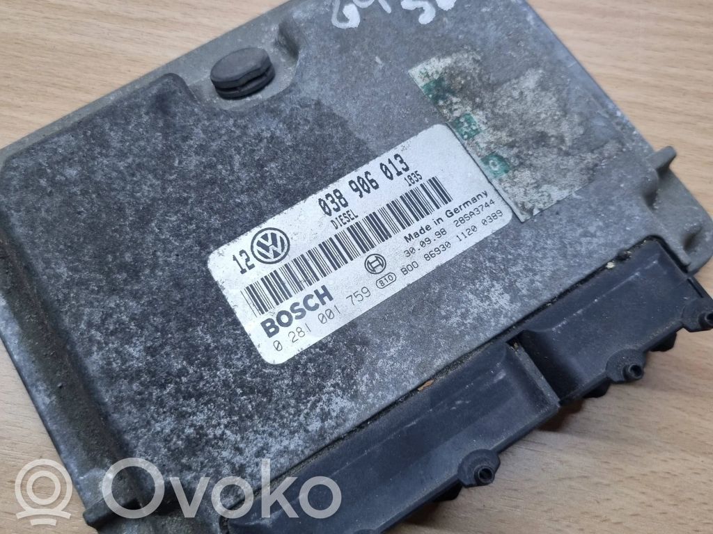 Engine control unit/module   038906013,28SA3744,0281001759