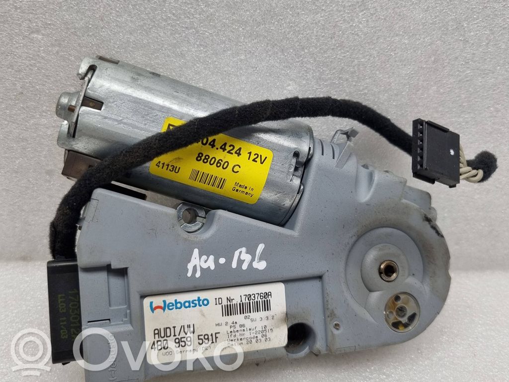 Audi A4 S4 B6 8E 8H Moottori/käyttölaite 