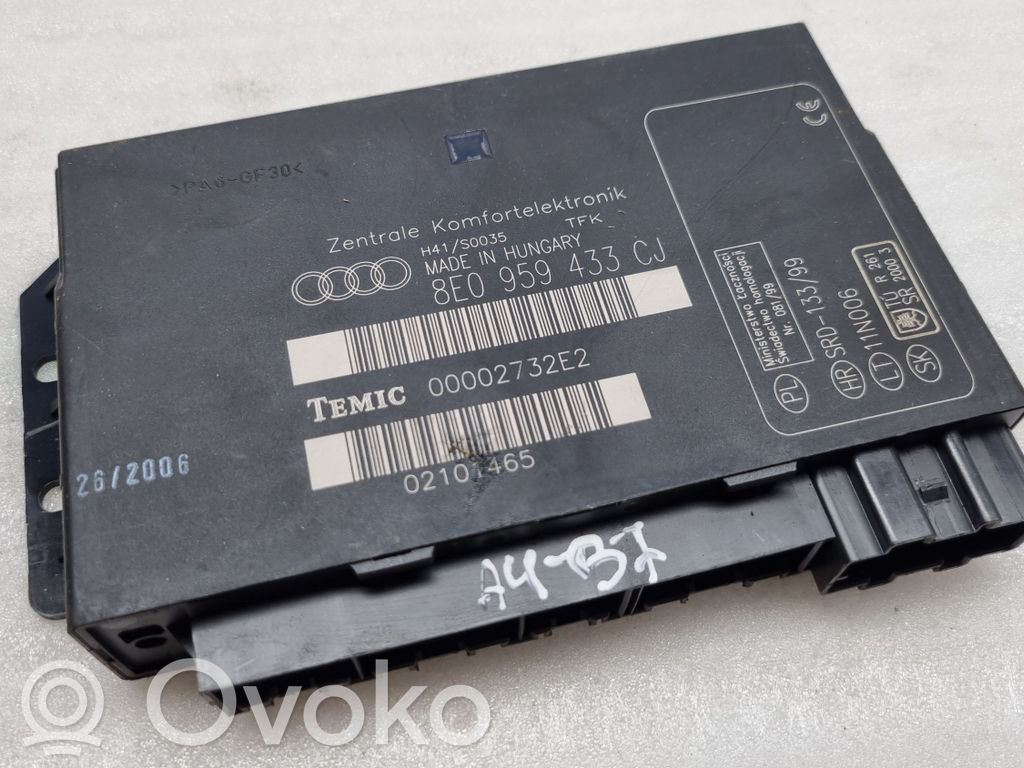 Audi A4 S4 B7 8E 8H Module confort 