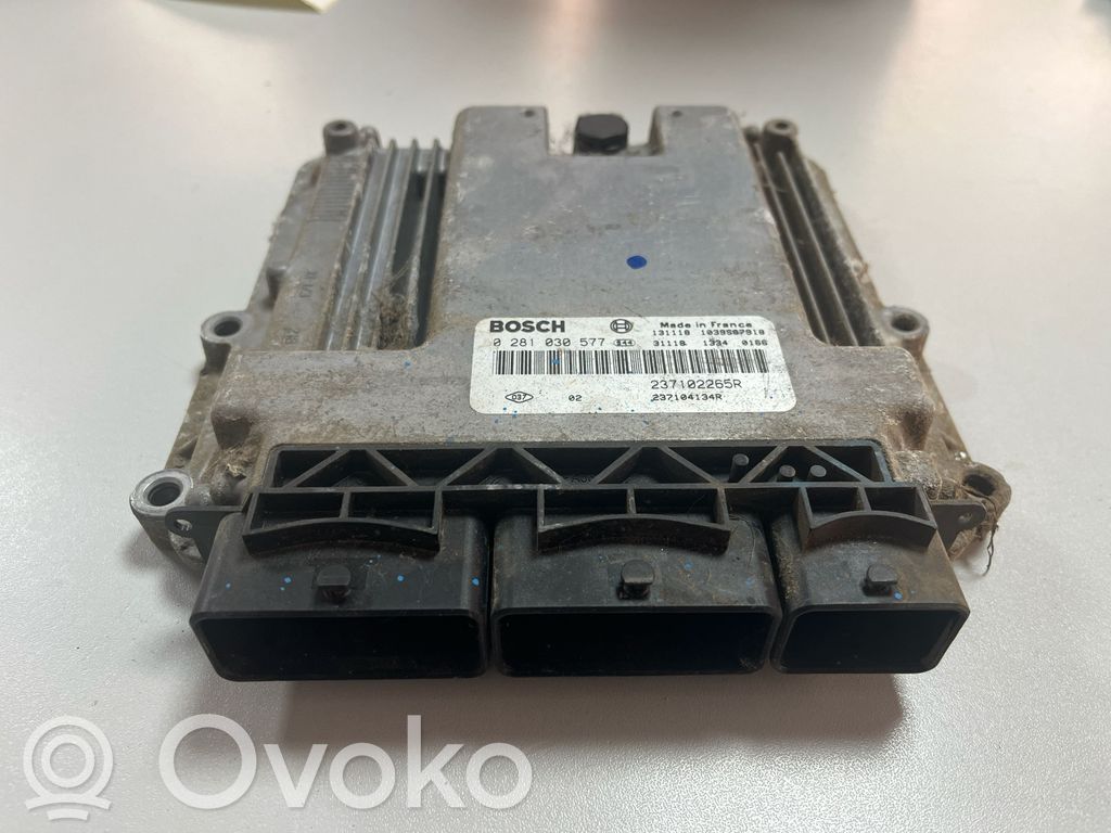 Engine control unit/module   0281030577,237104134R