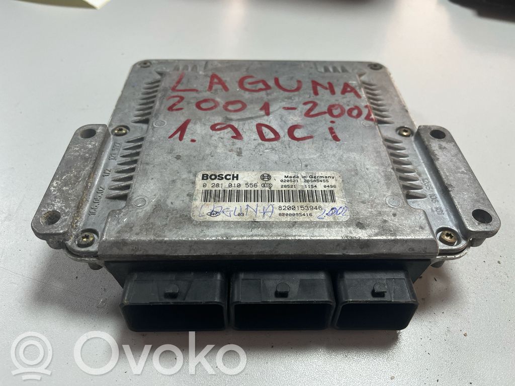 Engine control unit/module   0281010556,8200095416,8200153946