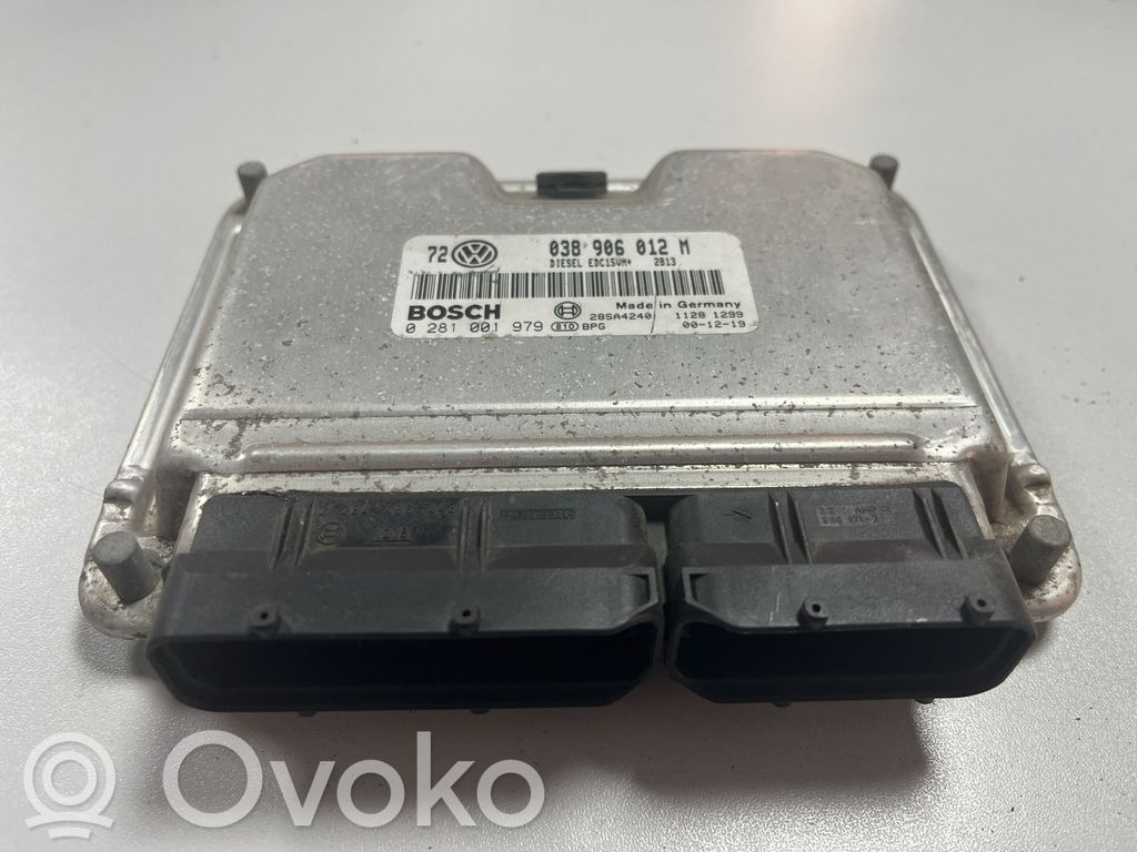 Engine control unit/module   038906012M,0281001979,28SA4240