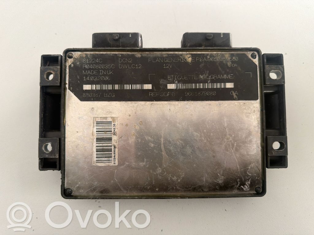 Engine control unit/module   9661879080,14022006,880387BZG,R04080035C