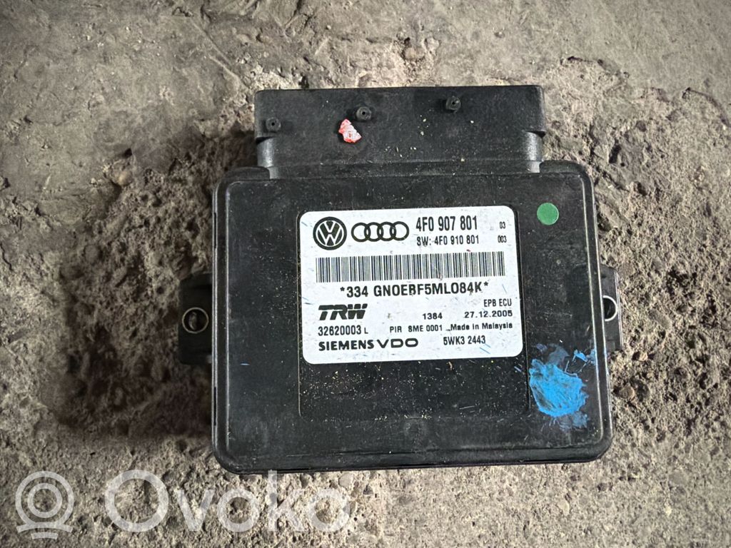 Audi A6 S6 C6 4F Module de commande de frein à main 