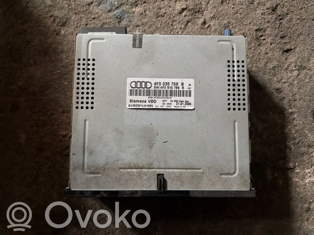 Audi A6 S6 C6 4F Unità di navigazione lettore CD/DVD 