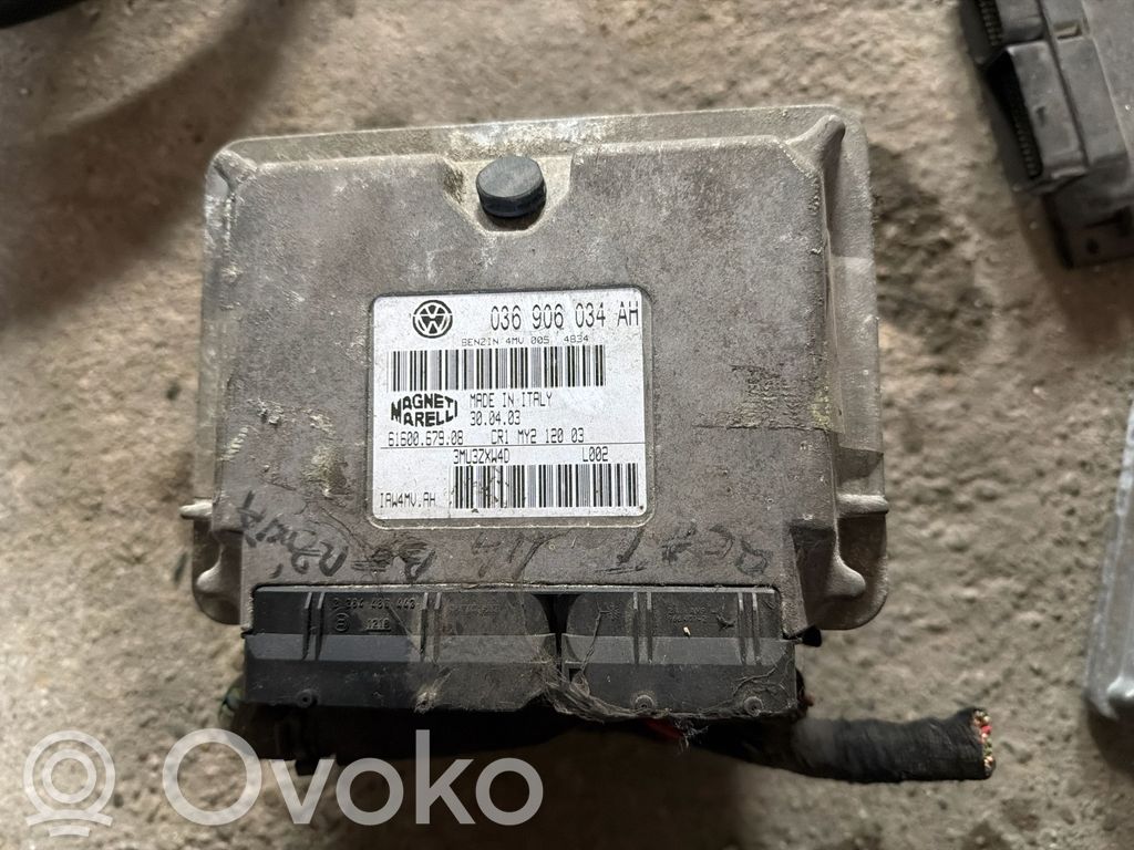 Sterownik / Moduł ECU   036906034AH,3MU3ZXW4D,6160067908
