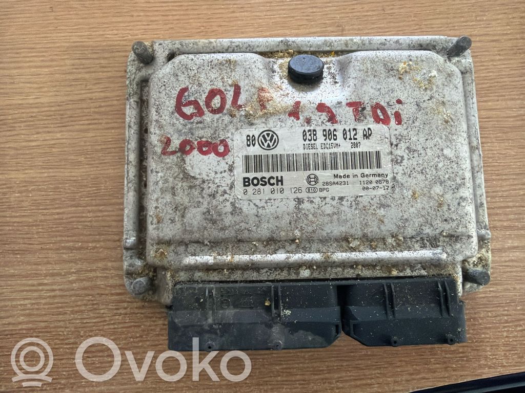 Volkswagen Golf IV Engine control unit/module 