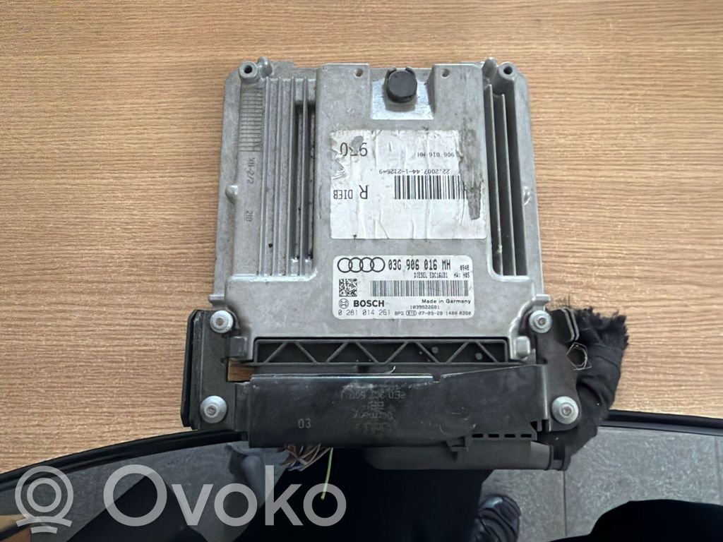 Engine control unit/module   03G906016MH,0281014261,1039S22681