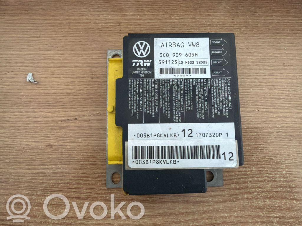 Volkswagen PASSAT B6 Sterownik / Moduł Airbag 