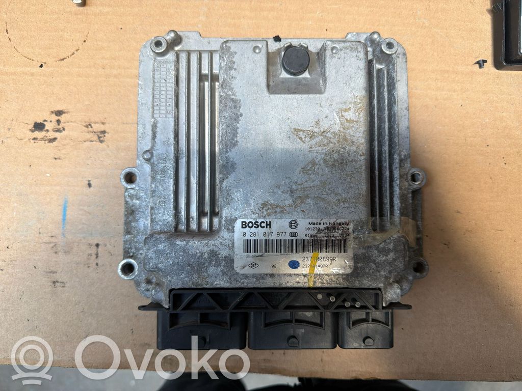 Engine control unit/module   237100899R,0281017977,237101487R