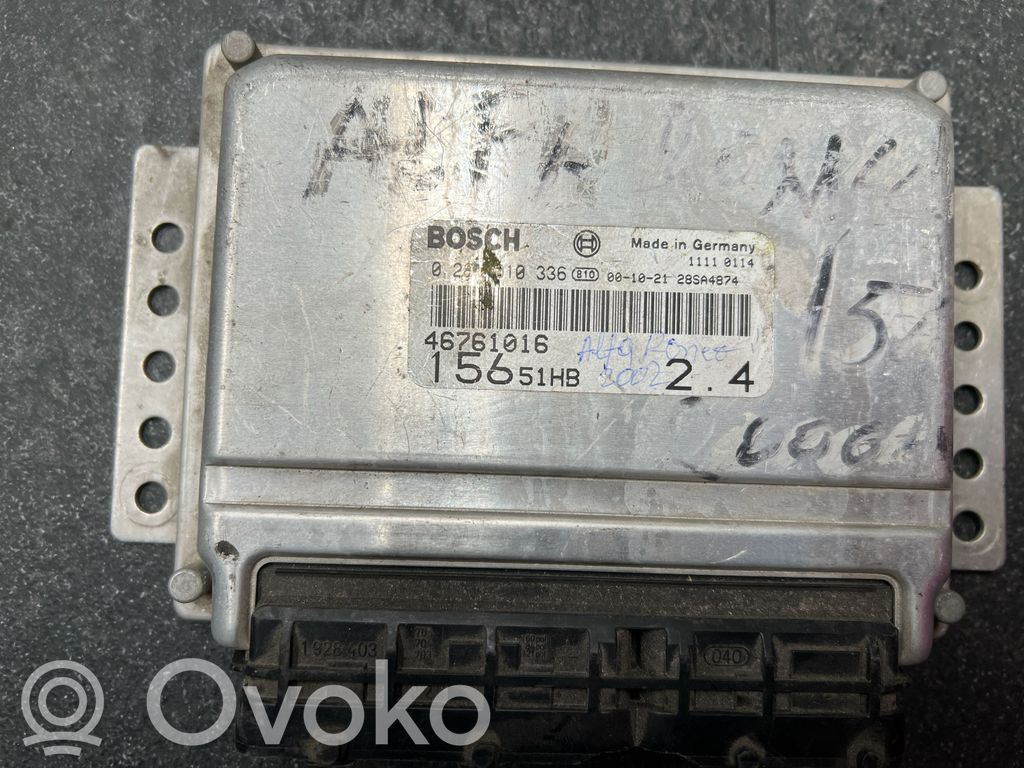 Engine control unit/module   0281010336,46761016