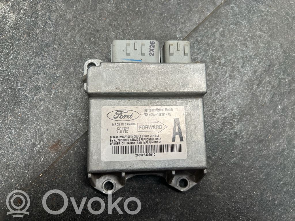 Module de contrôle airbag   YC1A14B321AE,26852840791C,118412000