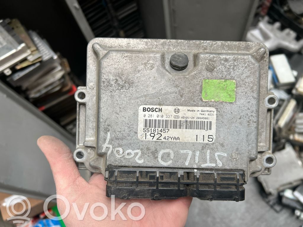 Fiat Stilo Engine control unit/module 