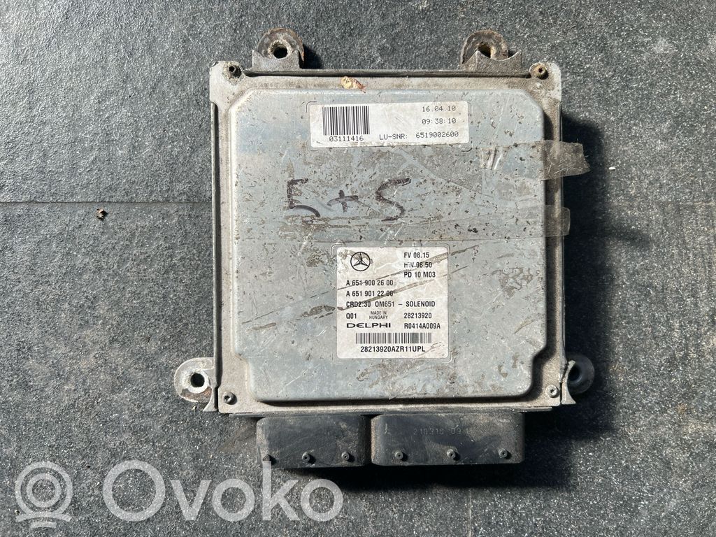 Mercedes-Benz Sprinter W906 Engine control unit/module 
