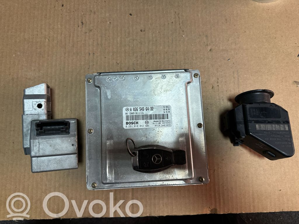 Mercedes-Benz E W210 Engine ECU kit and lock set 