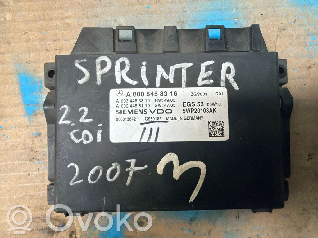 Sterownik / Moduł skrzyni biegów   A0005458316,A0024488110
