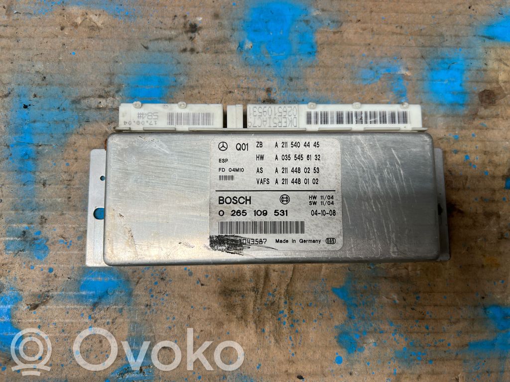 Mercedes-Benz E W211 ESP (stability system) control unit 