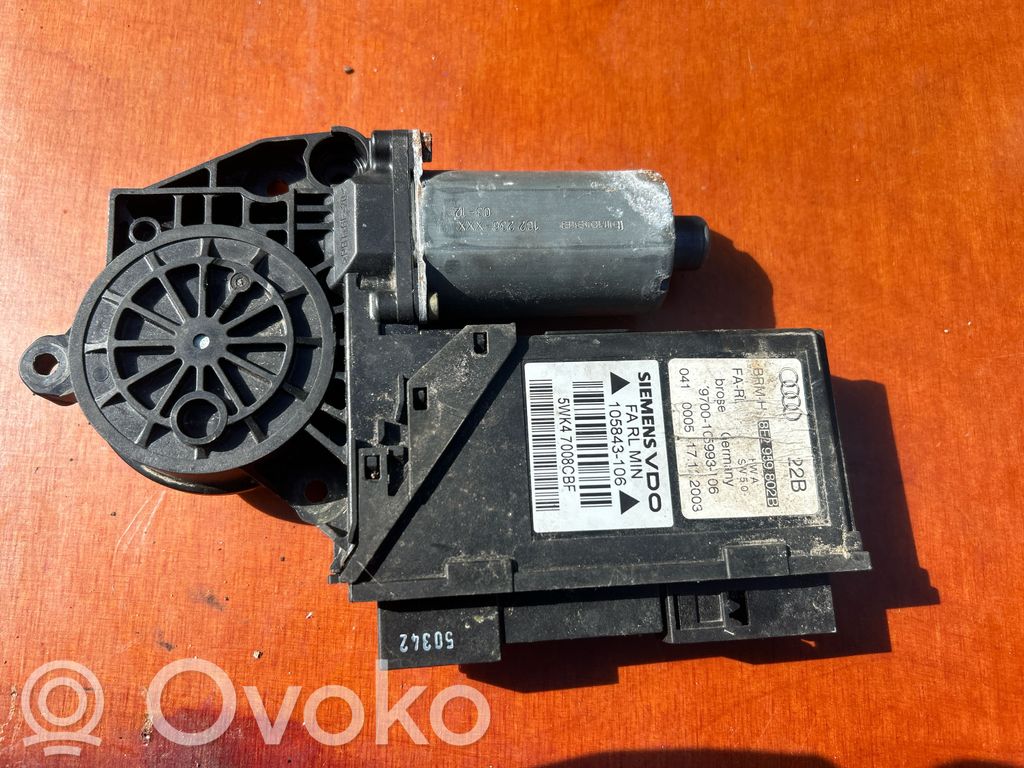 Audi A4 S4 B6 8E 8H Silnik regulatora szyby drzwi przednich 
