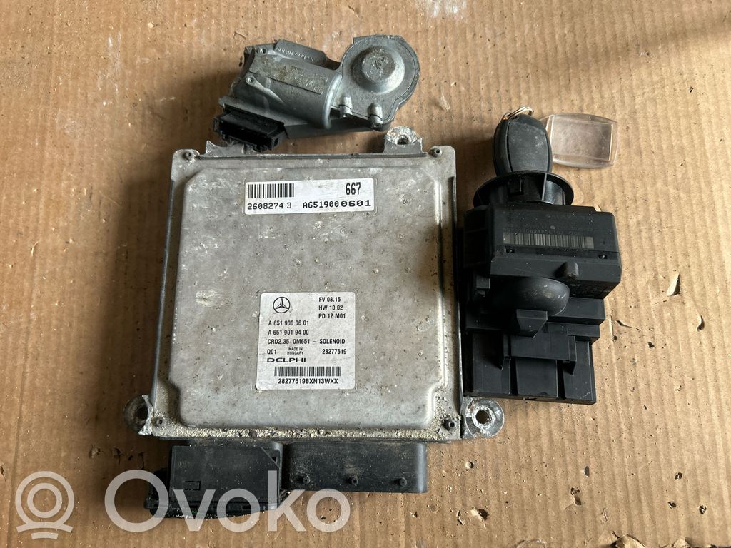 Engine control unit/module   A6519000601,28277619,A6519019400