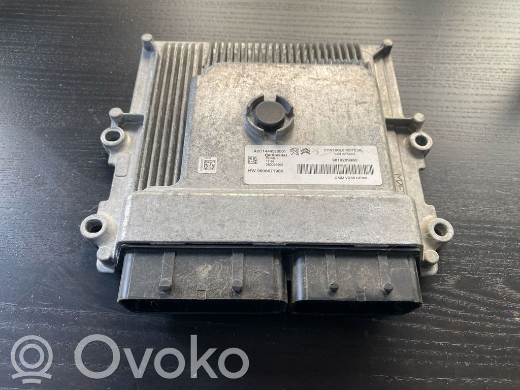 Opel Crossland X Engine control unit/module 