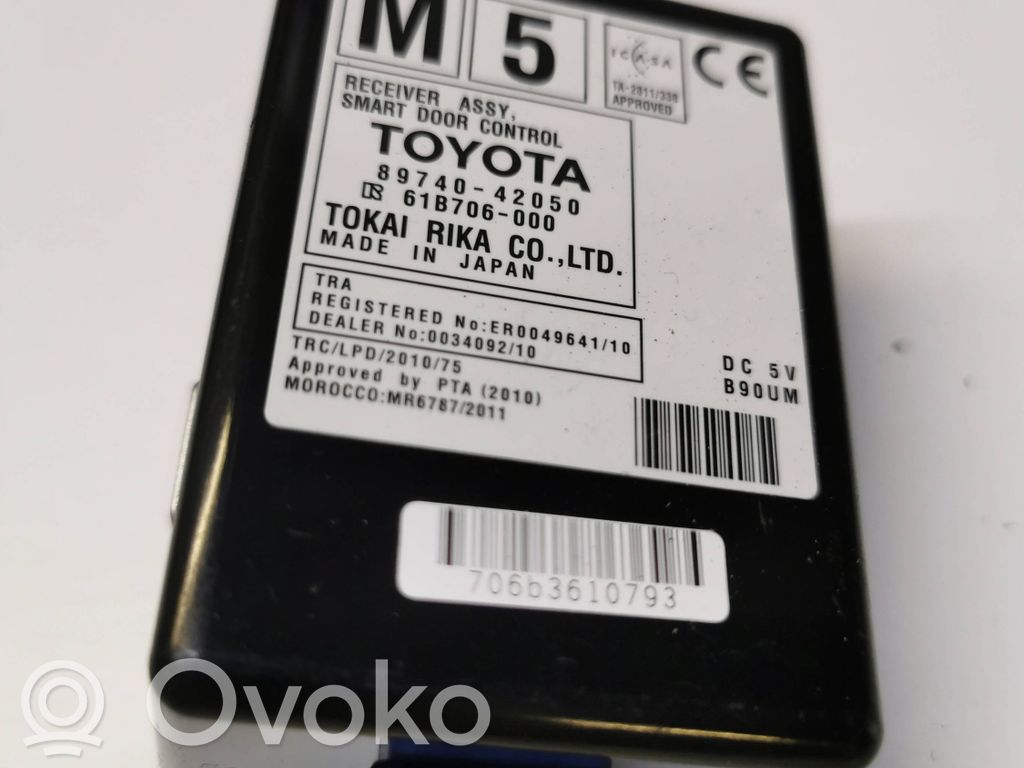 Toyota RAV 4 (XA40) Inne komputery / moduły / sterowniki 