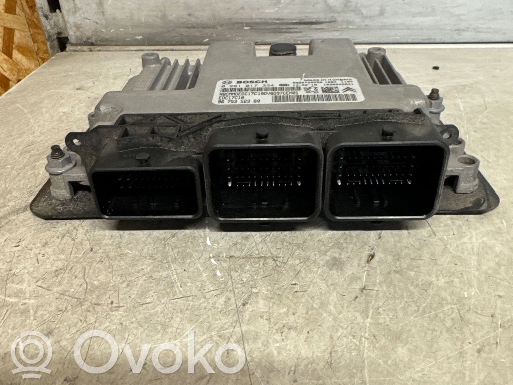 Engine control unit/module   9686729580,9675352380,0281017334