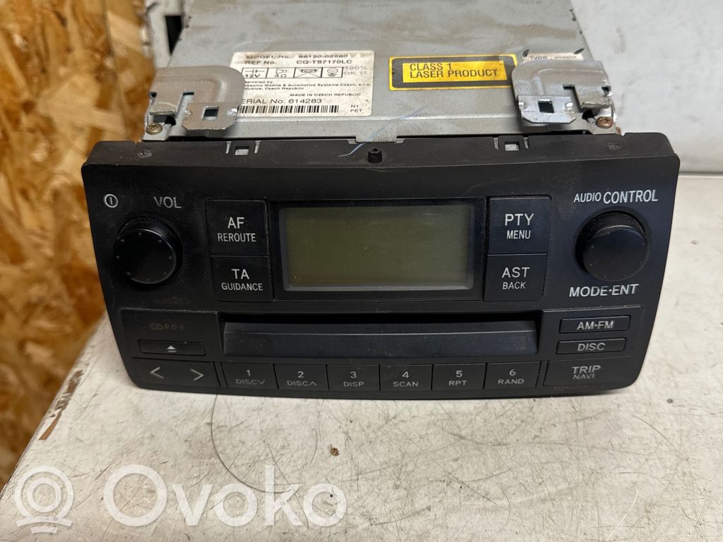 Toyota Corolla E120 E130 Unitate principală radio/CD/DVD/GPS 