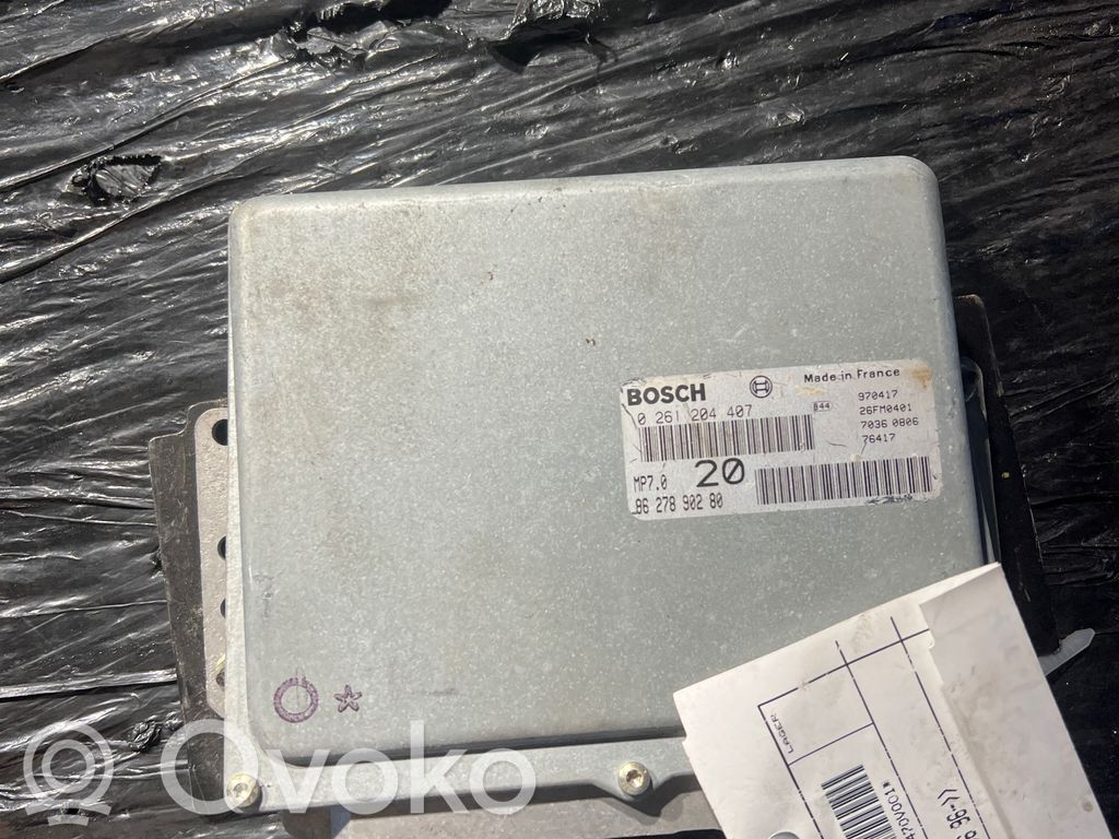 Engine control unit/module   0261204407,9627890280