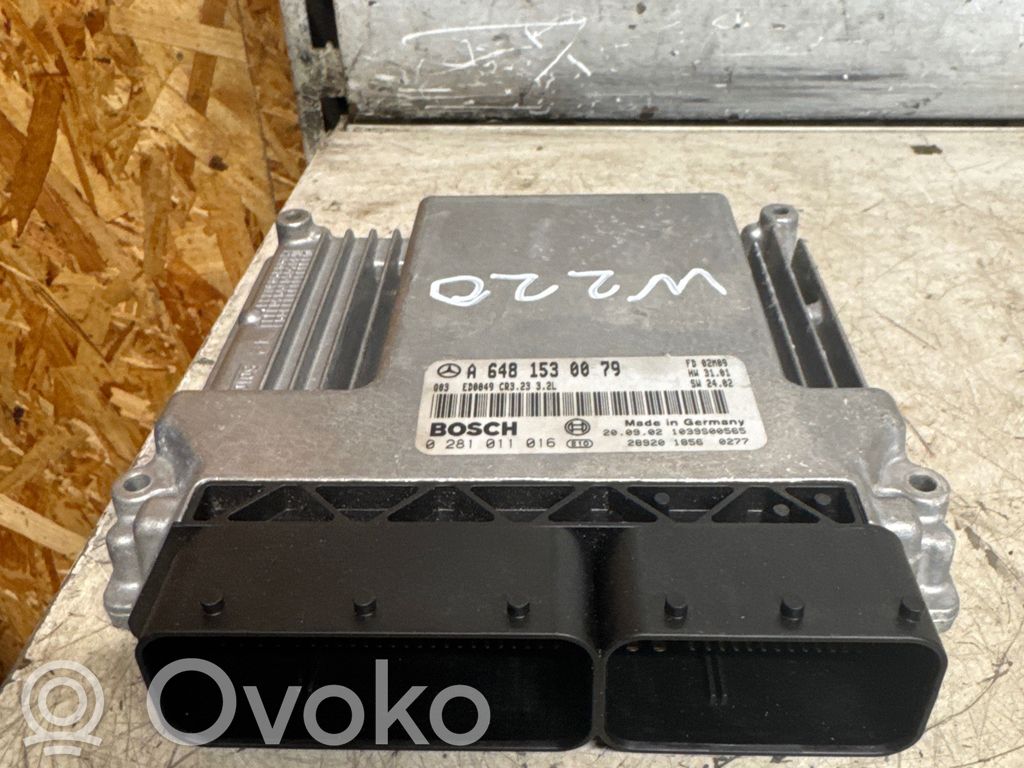 Mercedes-Benz S W220 Unitate/modul de control motor 