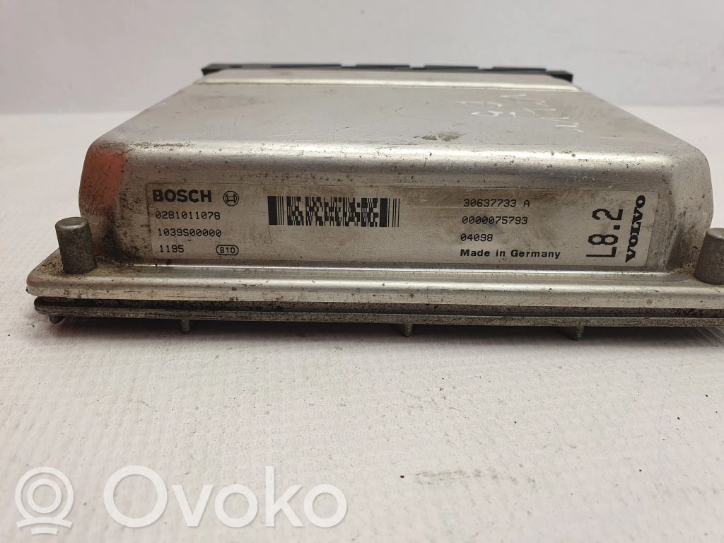 Engine control unit/module   0281011078,30637733A