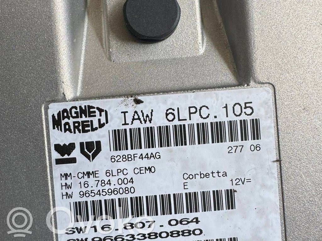 Citroen C3 Pluriel Unitate/modul de control motor 