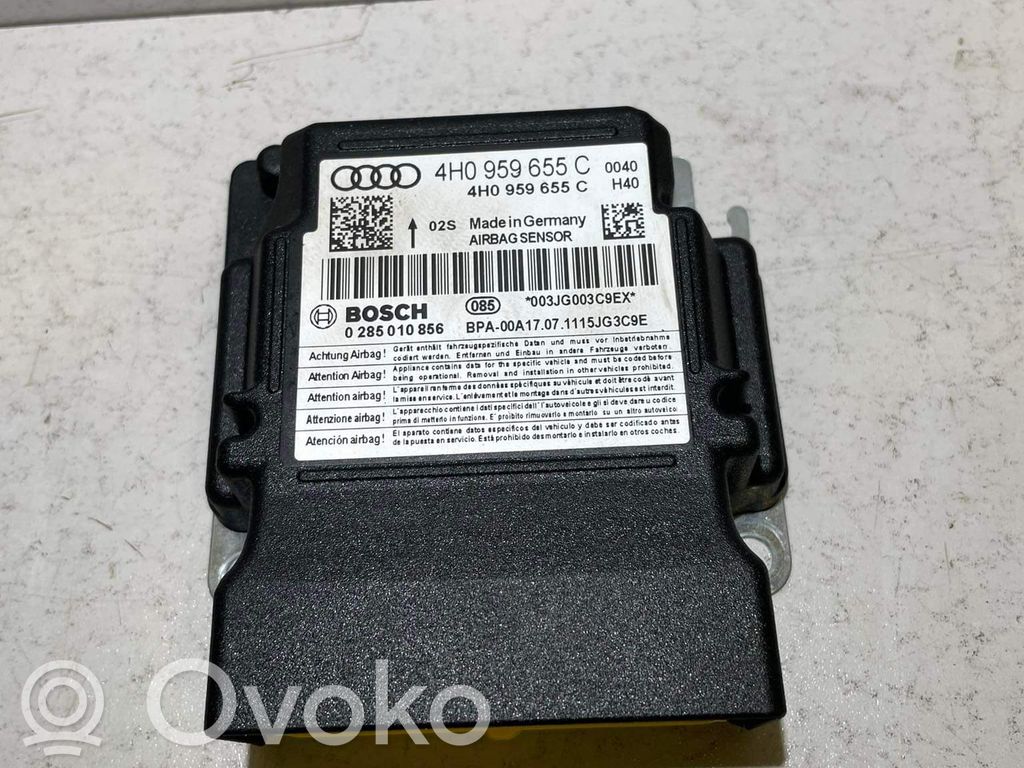 Airbag control unit/module   4H0959655C