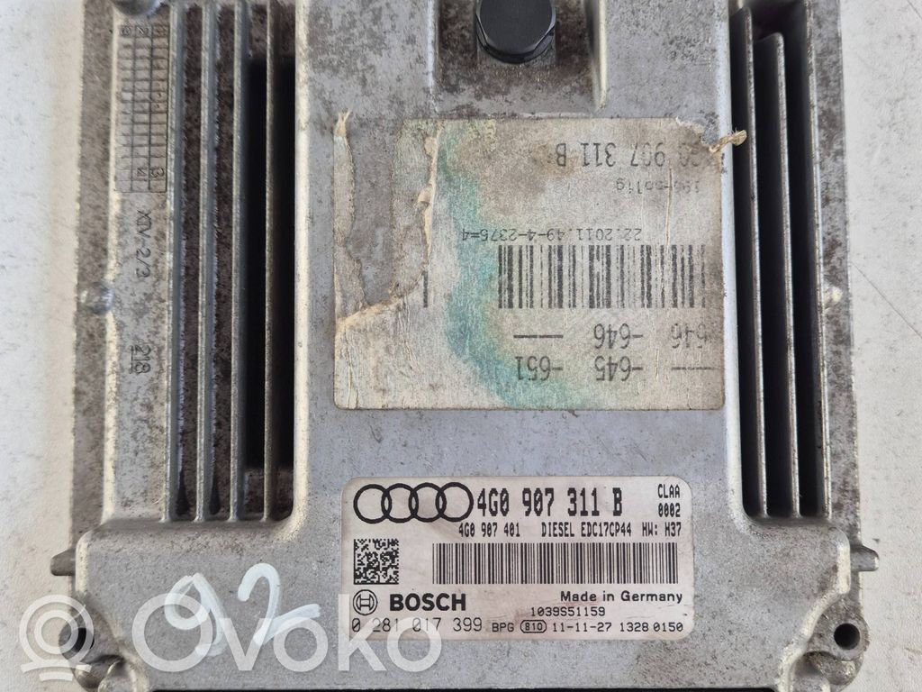Audi A6 C7 Engine control unit/module 