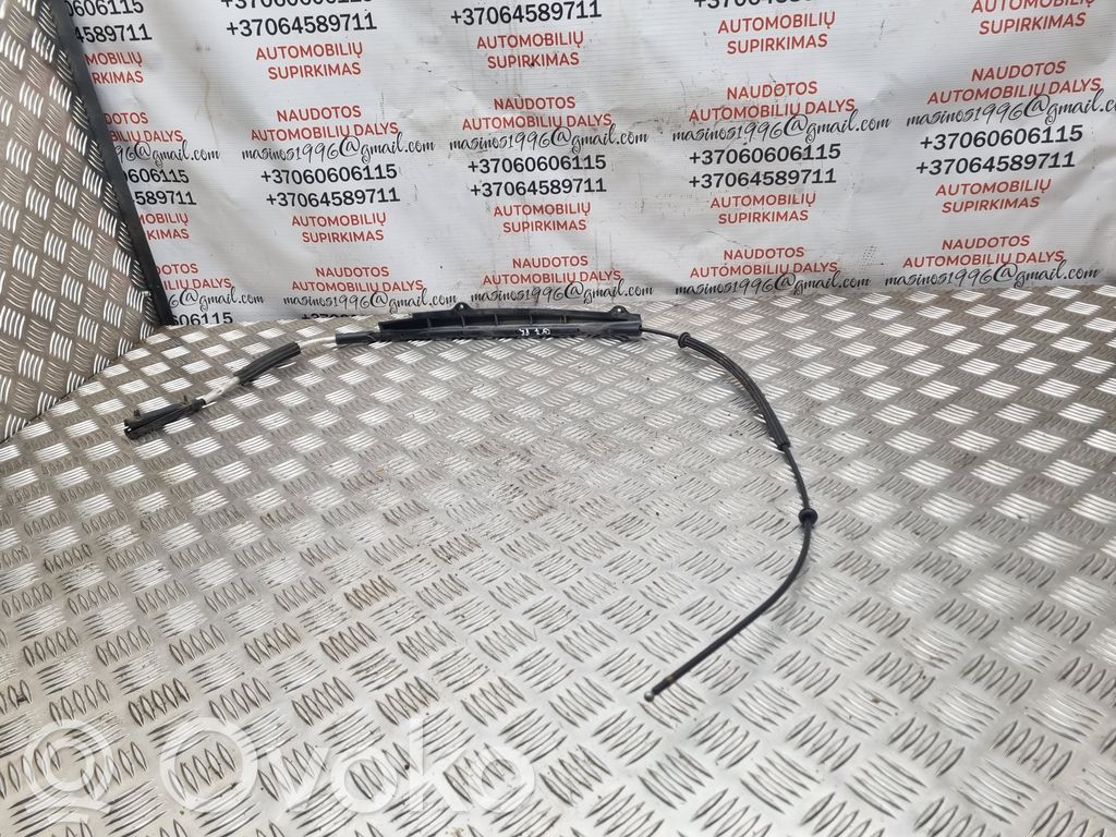 Audi Q7 4L Engine bonnet/hood lock release cable 