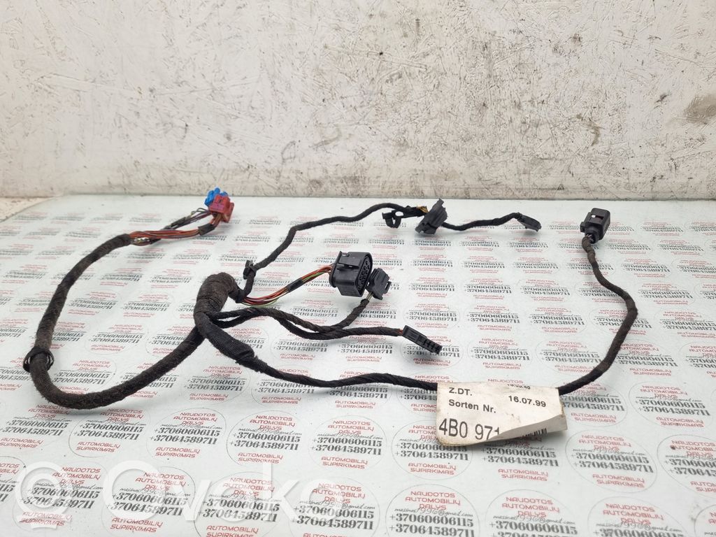 Audi A6 S6 C5 4B Cableado de puerta trasera 