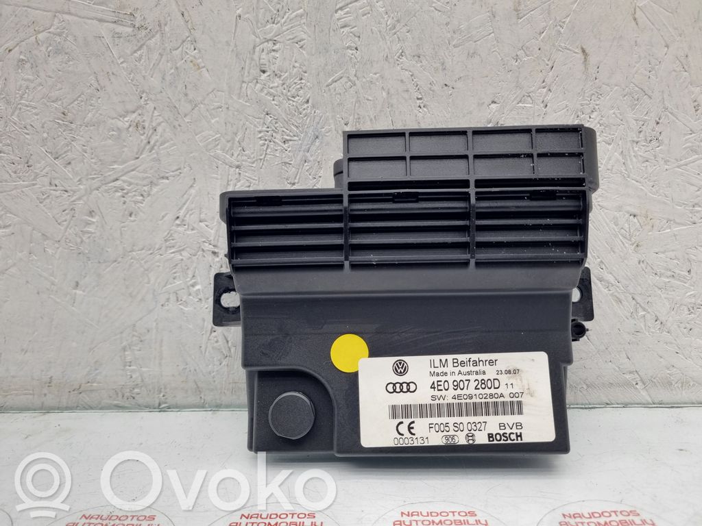 Maitinimo valdymo blokas   4E0907280D