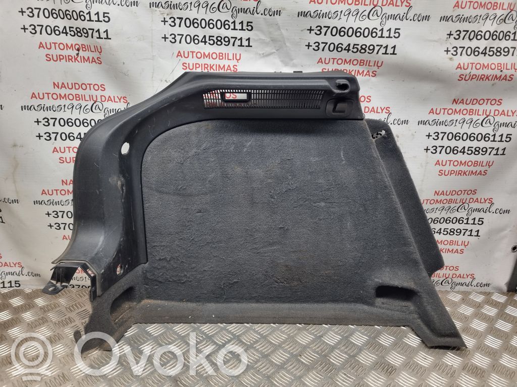 Audi A3 S3 8P Trunk/boot lower side trim panel 