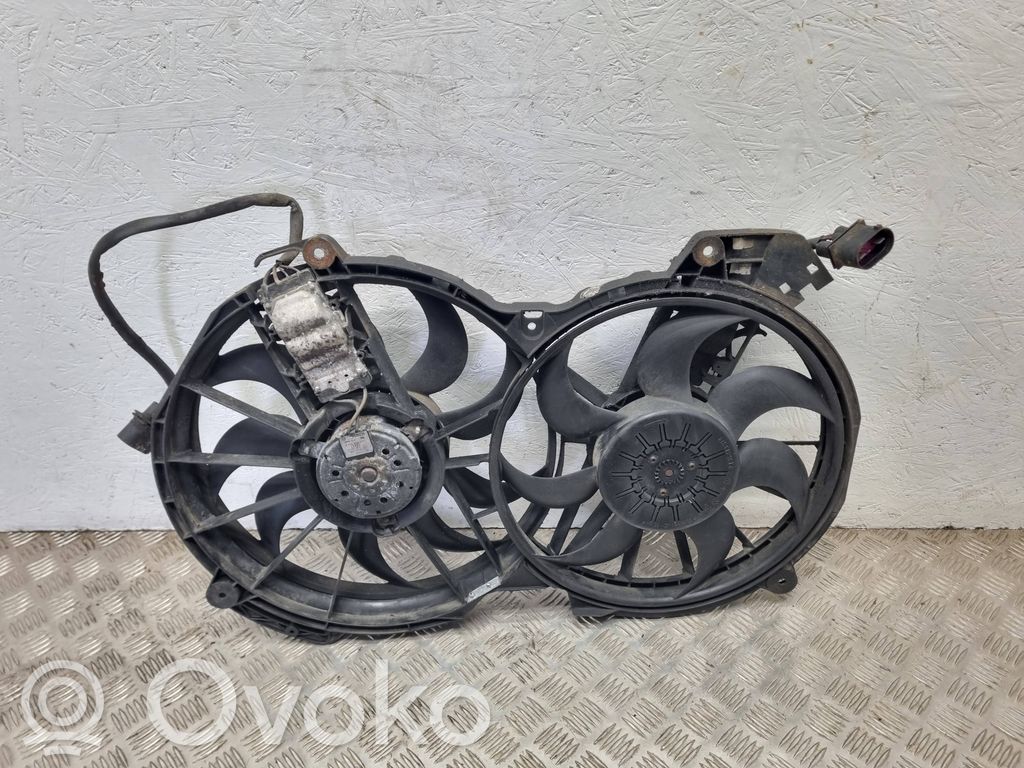 Audi A6 S6 C6 4F Elektryczny wentylator chłodnicy 